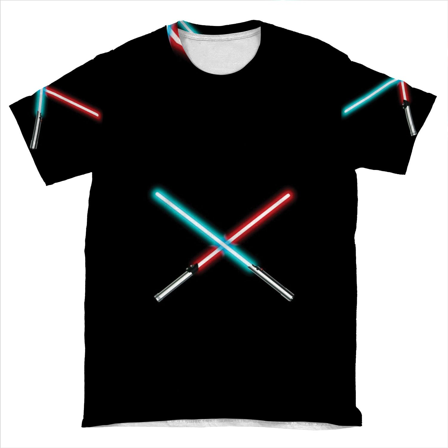 Stop Wars - Dueling AOP T-shirt Tee