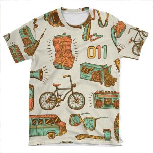 Stranger Things - Stranger Objects Phone AOP T-shirt Tee