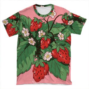 Strawberry Frog AOP T-shirt Tee