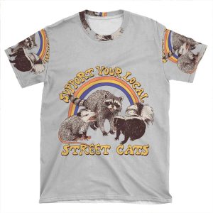 Street Cats AOP T-shirt Tee
