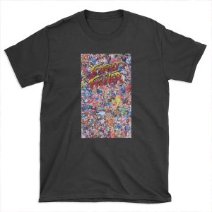 Street Fighter Character Collage T-shirt Tee