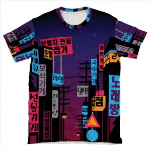 Streets Of Korea AOP T-shirt Tee