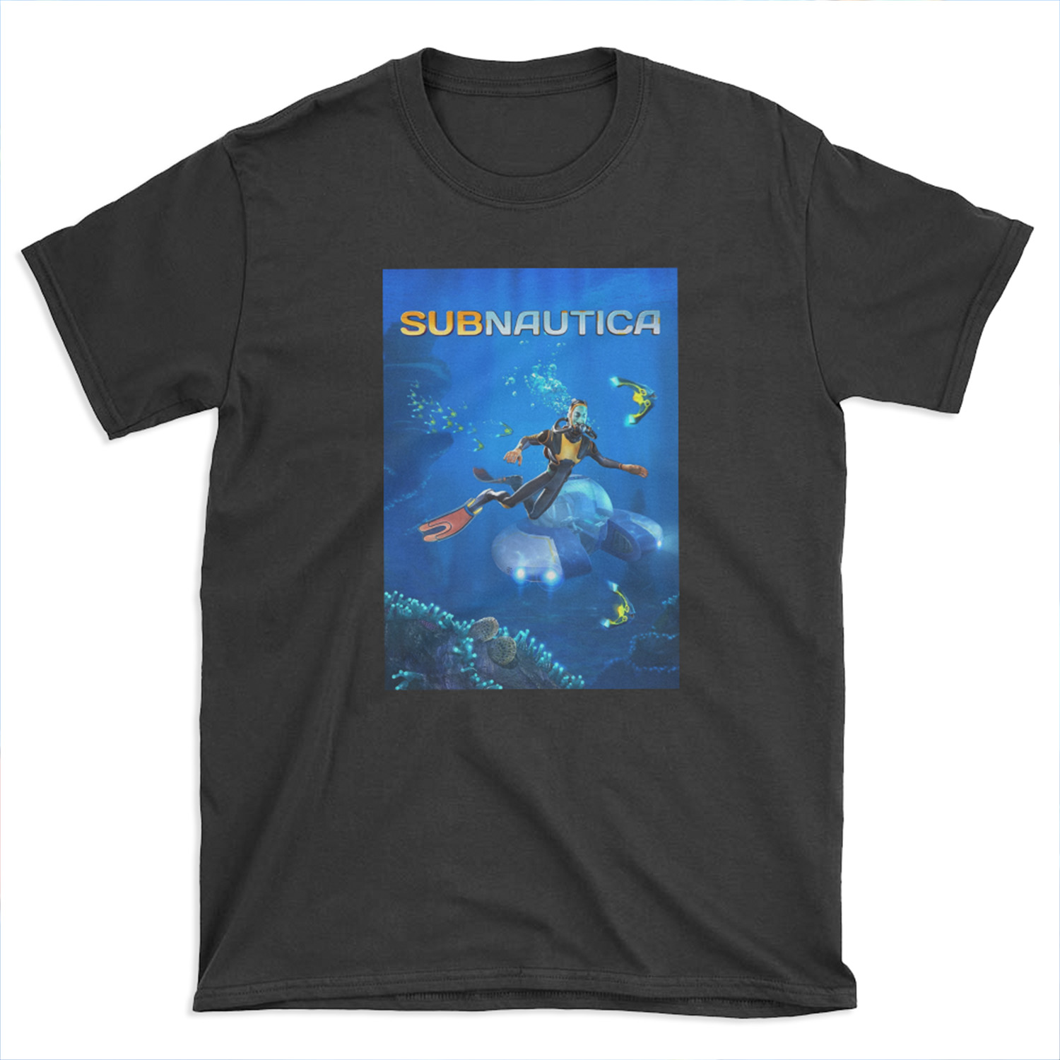 Subnautica Game Cover T-shirt Tee