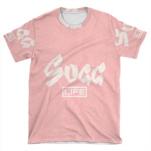 Sugg Life (Pink - Joe Sugg) AOP T-shirt Tee