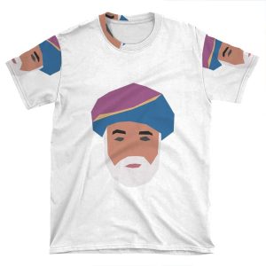 Sultan Qaboos AOP T-shirt Tee