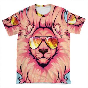 Summer Lion AOP T-shirt Tee