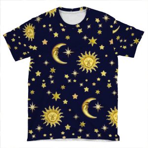 Sun, Moon & Stars AOP T-shirt Tee