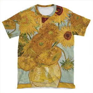 Sunflowers - Van Gogh AOP T-shirt Tee