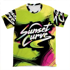 Sunset Brush AOP T-shirt Tee