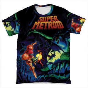 Super Metroid AOP T-shirt Tee