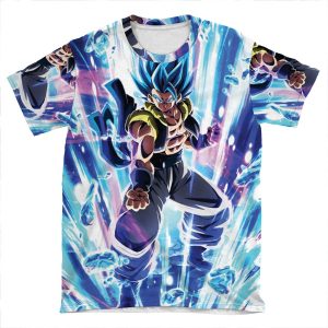 Super Saiyan Blue Gogeta Phone AOP T-shirt Tee