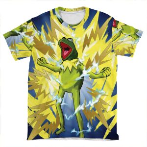Super Saiyan Kermit AOP T-shirt Tee