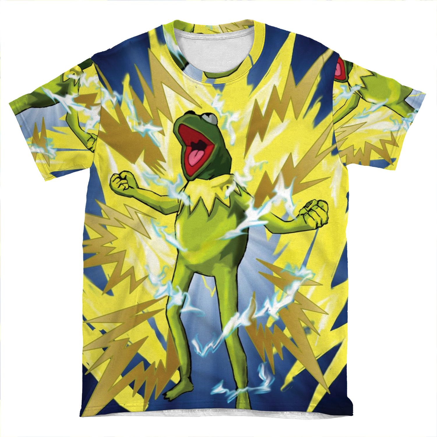 Super Saiyan Kermit AOP T-shirt Tee