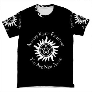 Supernatural Not Alone V2.0 AOP T-shirt Tee