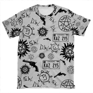 Supernatural Symbols 2 AOP T-shirt Tee