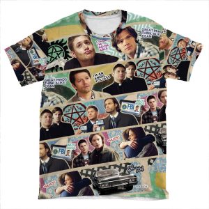 Supernatural Washi Tape AOP T-shirt Tee