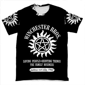 Supernatural - Winchester Brothers Since 1983 AOP T-shirt Tee