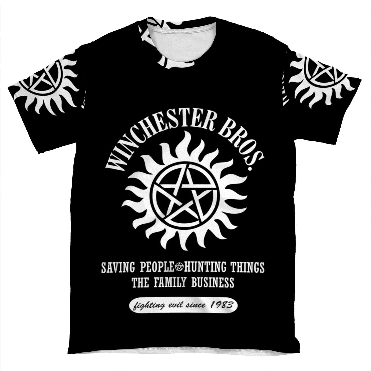 Supernatural - Winchester Brothers Since 1983 AOP T-shirt Tee
