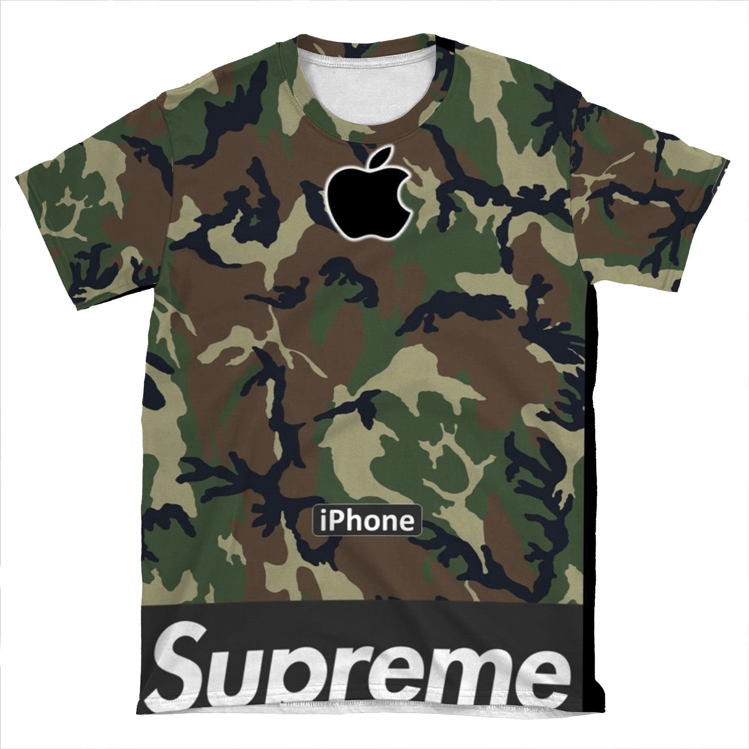 Surpreme X Iphone AOP T-shirt Tee