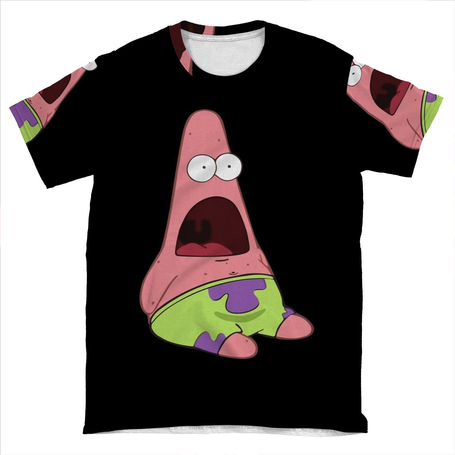Surprised Patrick 3 AOP T-shirt Tee