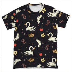 Swan Queen - Dark AOP T-shirt Tee