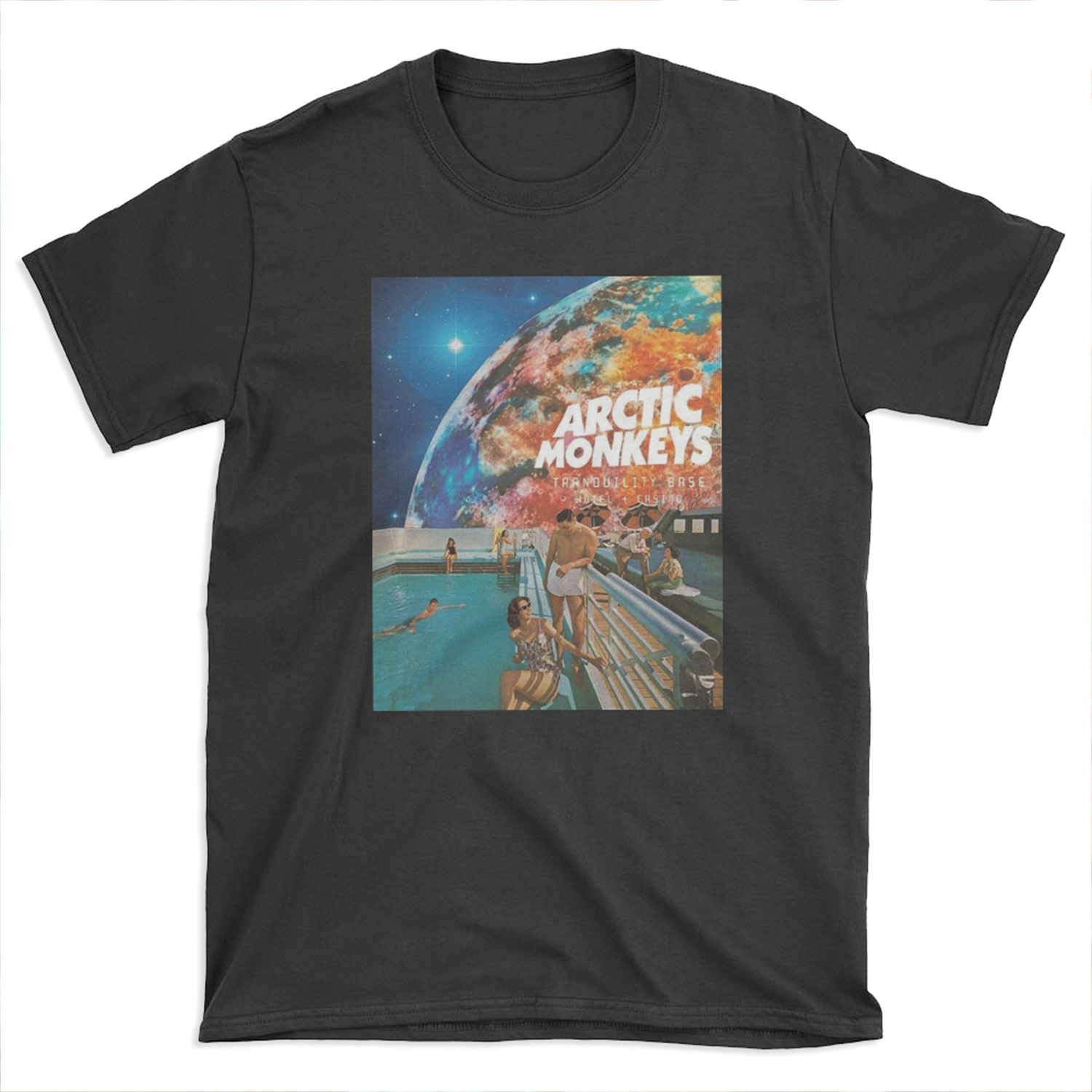 Swim Monkeys Space T-shirt Tee