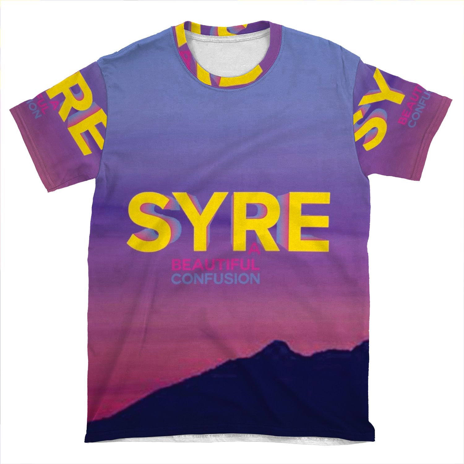 Syre - A Beautiful Confusion AOP T-shirt Tee