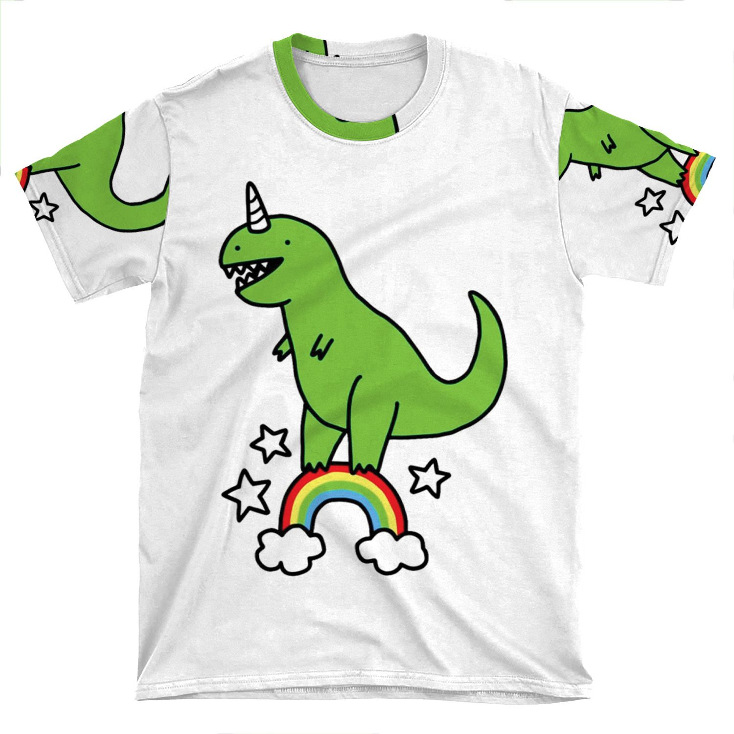 T-Rexicorn AOP T-shirt Tee
