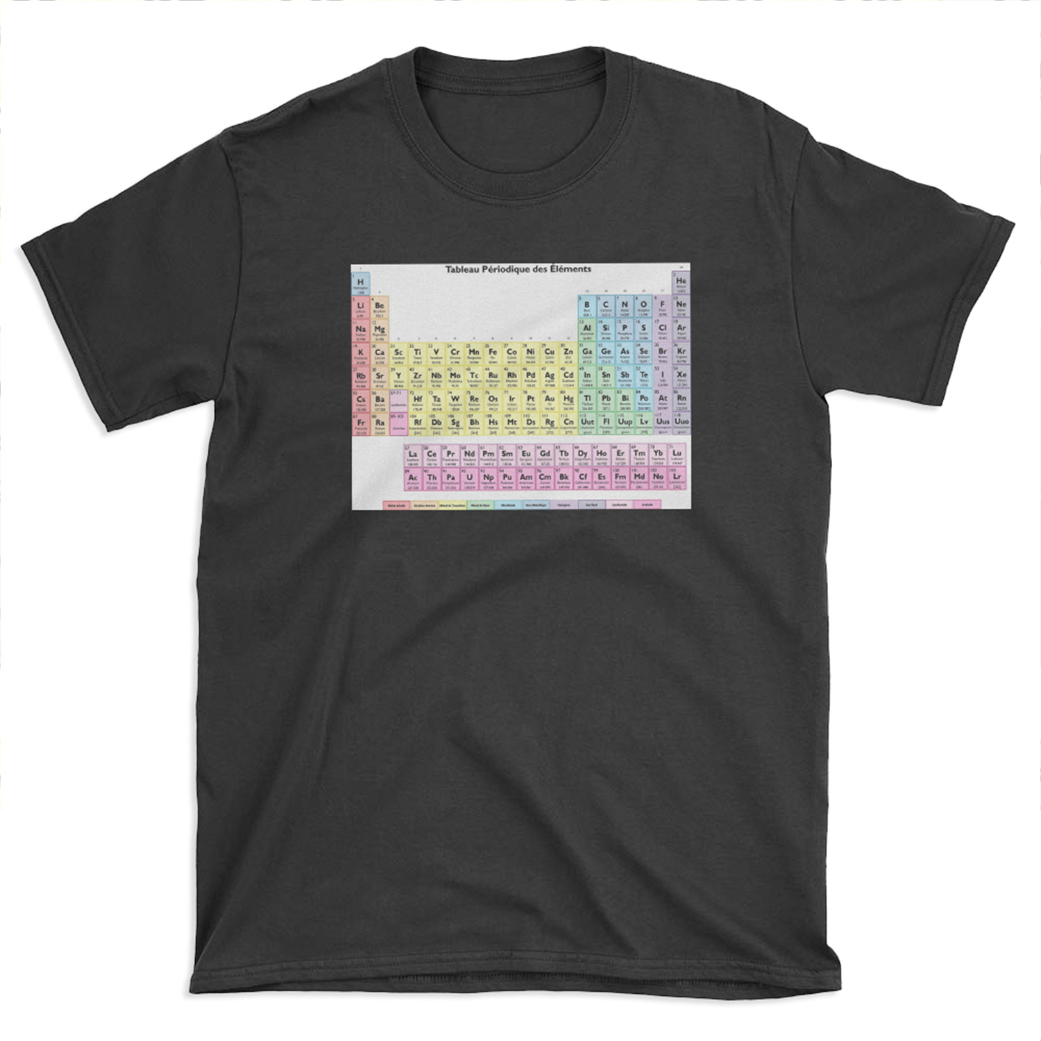 Tableau des Elements - Periodic Table in French T-shirt Tee
