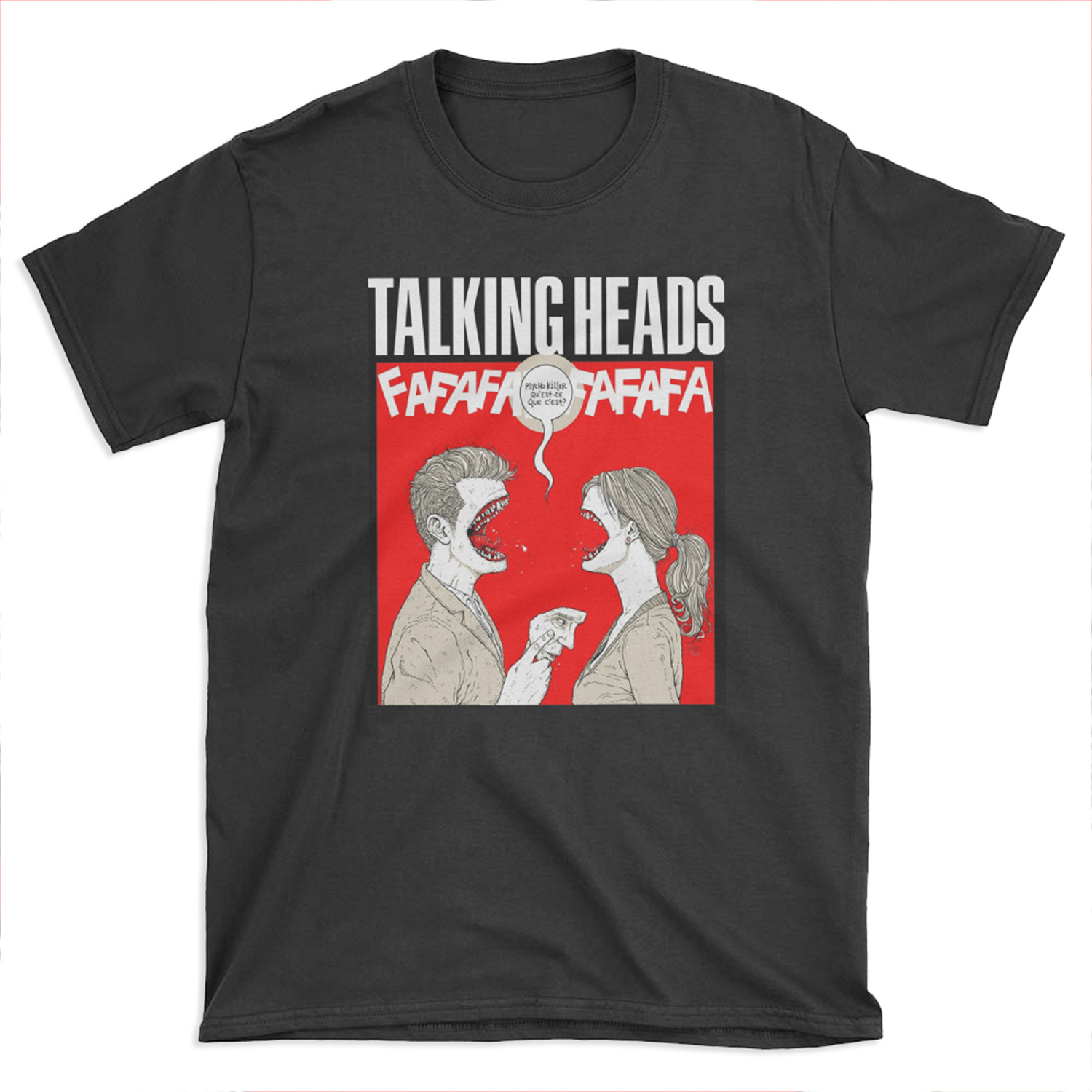 Talking Heads Psycho T-shirt Tee