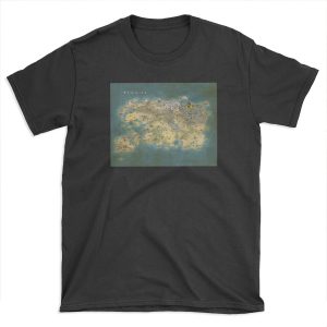 Tamriel Map T-shirt Tee