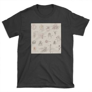 Taylor Swift Folklore Album Collection (Line art) T-shirt Tee