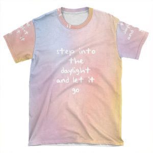 Taylor Swift - 'Step Into The Daylight' Quote AOP T-shirt Tee