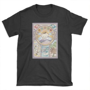 Team Avatar and Original Benders, Art Nouveau T-shirt Tee