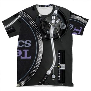 Technics Dj Old School AOP T-shirt Tee