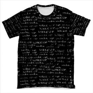 Teen Wolf - Stiles - Wake Up Pattern AOP T-shirt Tee