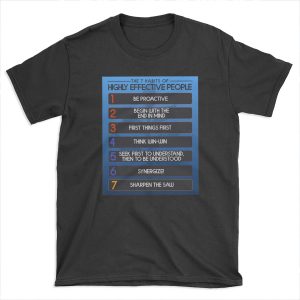 The 7 Habits Of Highly Effective People Motivation T-shirt Tee