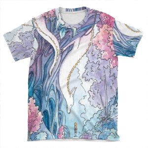 The Albino Foxdragon AOP T-shirt Tee