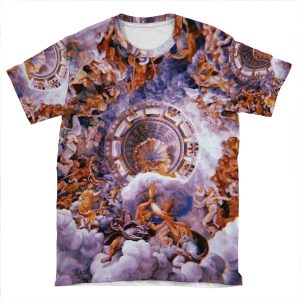 The Assembly Of The Gods, Giulio Romano AOP T-shirt Tee