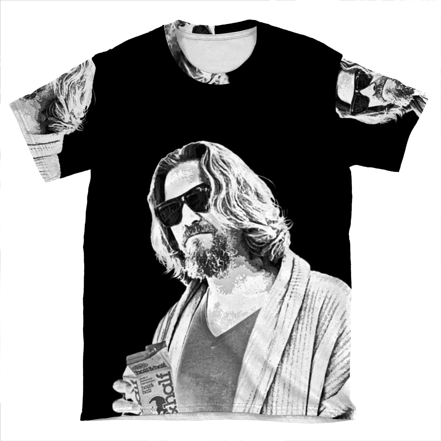 The Big Lebowski -The Dude AOP T-shirt Tee