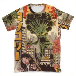 The Broccozilla AOP T-shirt Tee
