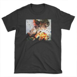 The Burning Rage Of Bakugo Katsuki T-shirt Tee