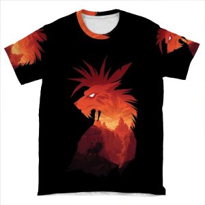 The Canyon's Guardian Black AOP T-shirt Tee