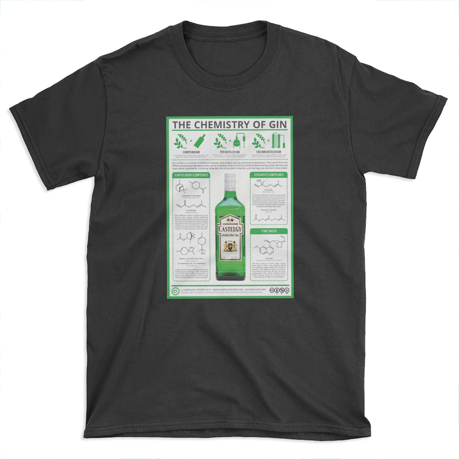 The Chemistry of Gin T-shirt Tee