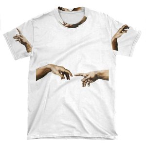 The Creation Of Adam 2 AOP T-shirt Tee