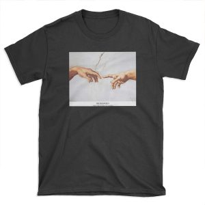 The Creation of Adam Michelangelo Fingers Touching T-shirt Tee