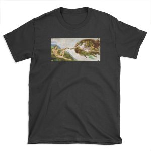 The Creation of Adam Painting by Michelangelo Sistine Chapel T-shirt Tee
