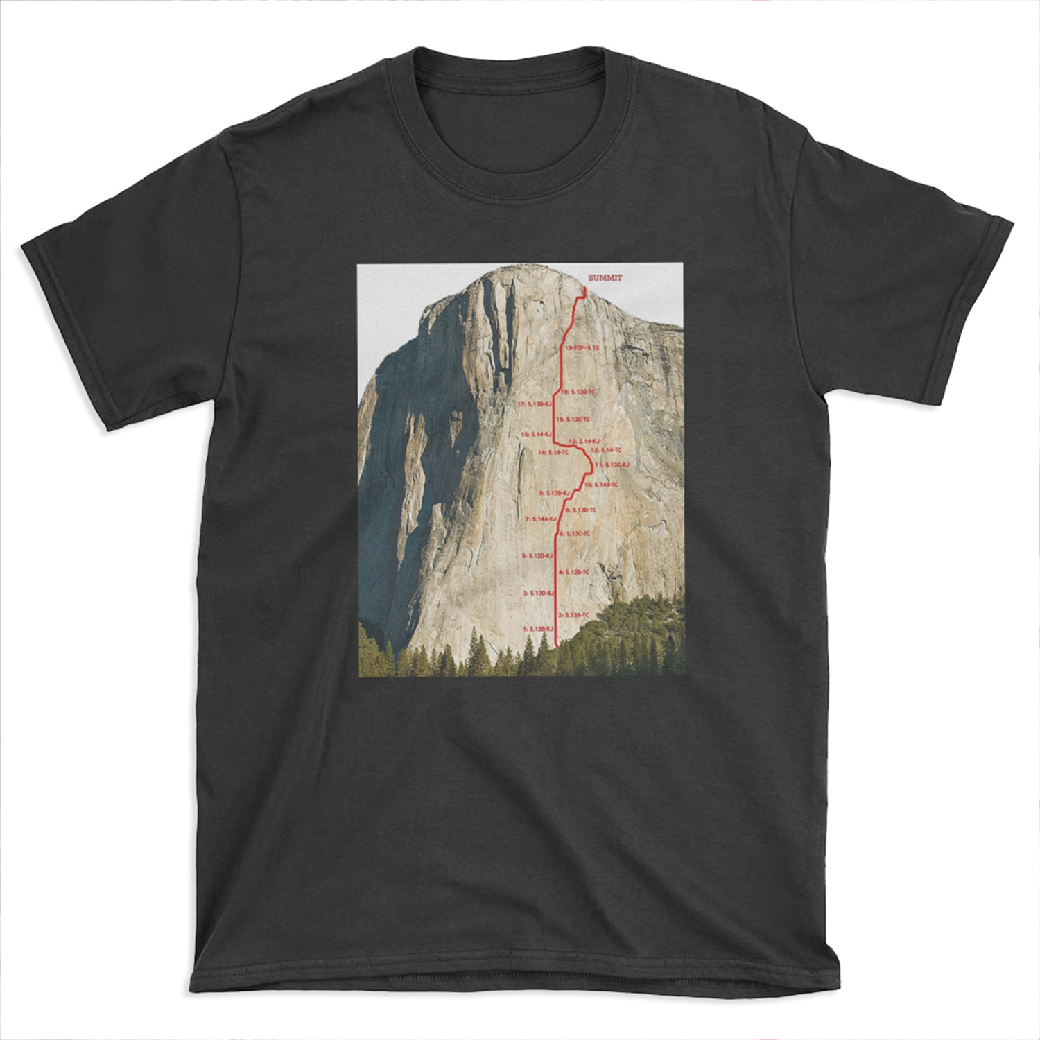 The Dawn Wall Yosemite T-shirt Tee