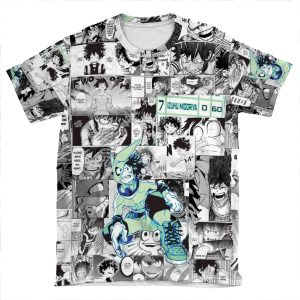 The Deku Who Gives It His All! AOP T-shirt Tee