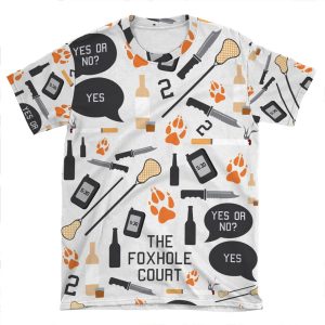 The Foxhole Court Pattern AOP T-shirt Tee